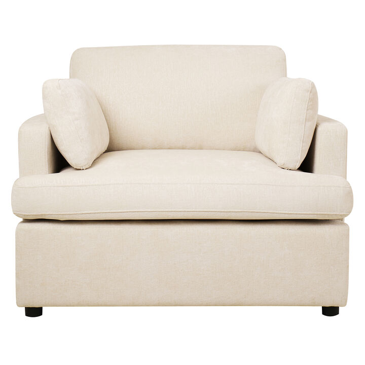 Merax Versatile Neutral Style Accent Chair Home Chair