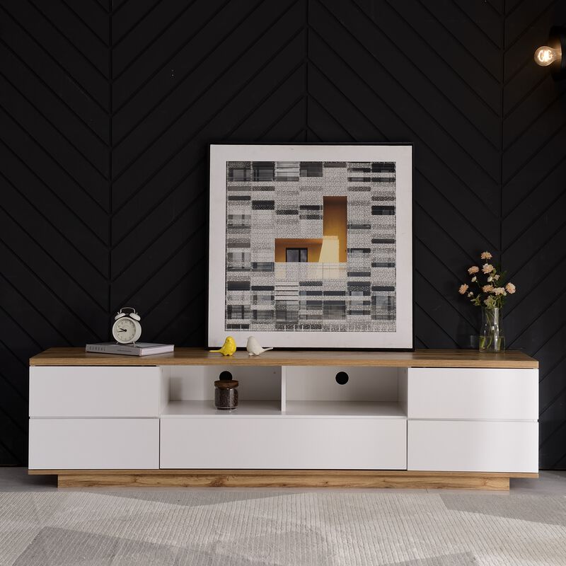 Merax Media Console TV Stand TV Cabinet