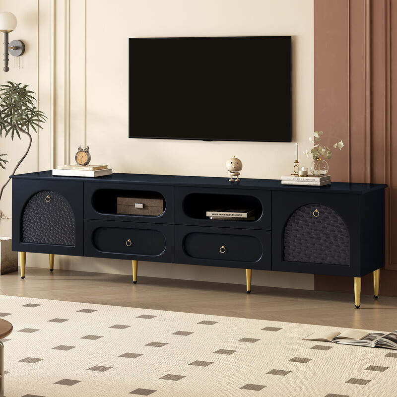Merax Retro TV Stand Media Console Cabinet