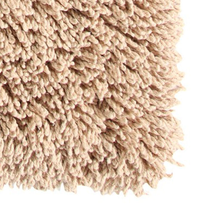 Knightsbridge Melbourne 220 GSF Non Skid Back Bath Rug 21 x 34 - Aqua