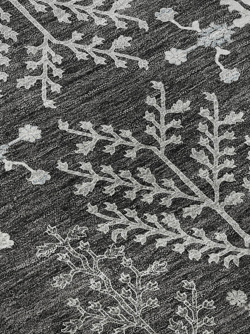 Hatay HY9 Charcoal 5' x 7'6" Rug