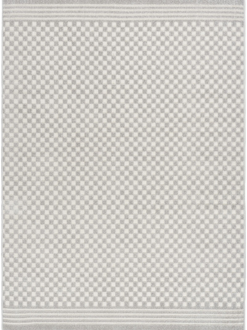 Care Free CAF02 Light Gray 3'11" x 5'11" Rug