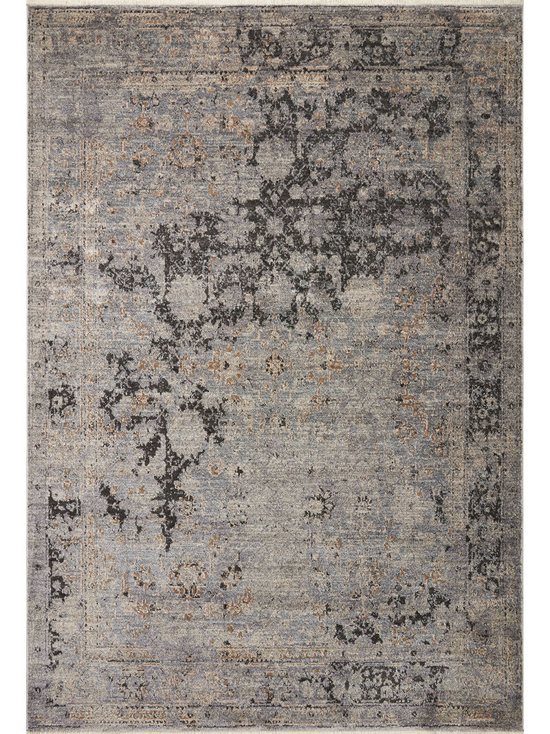 Sonnet SNN05 Charcoal/Slate 3'7" x 5'7" Rug