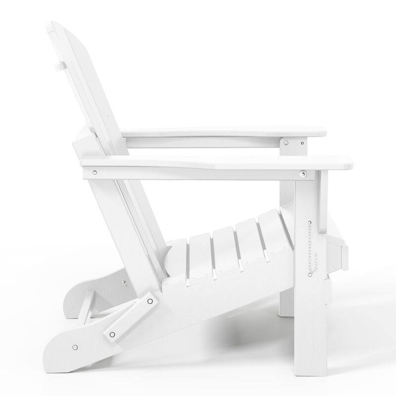 WestinTrends Westintrends 4-Piece set outdoor folding Poly Adirondack chair