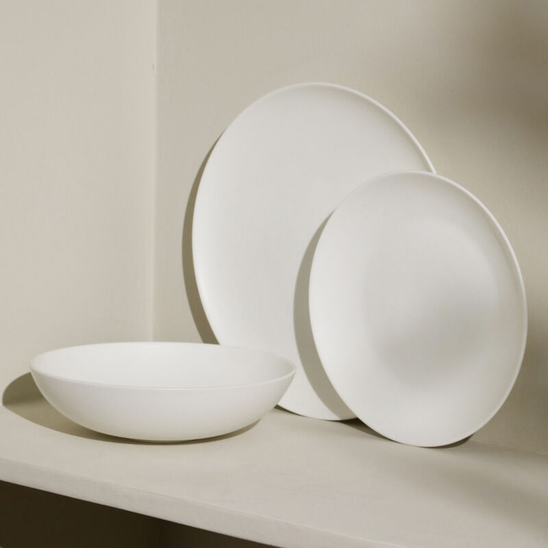 Stone Lain Taglio Bone China 24 Piece Dinnerware Set