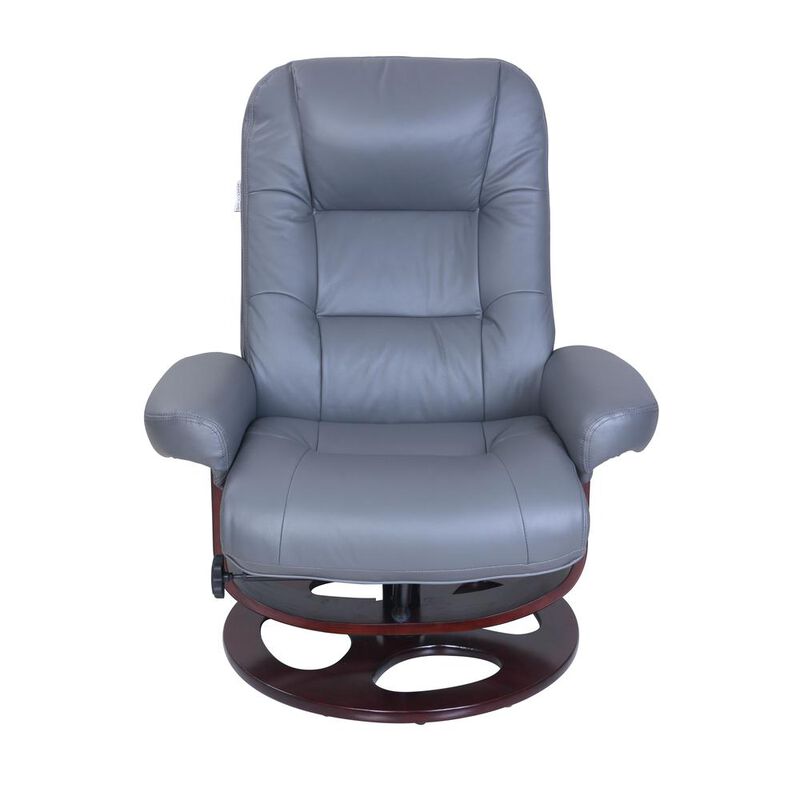 Barcalounger Jacque Swivel Pedestal Recliner w/Ottoman