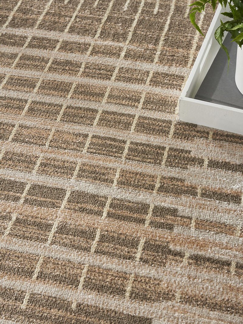 Astra Machine Washable ASW03 Latte 7'10" x 10' Rug