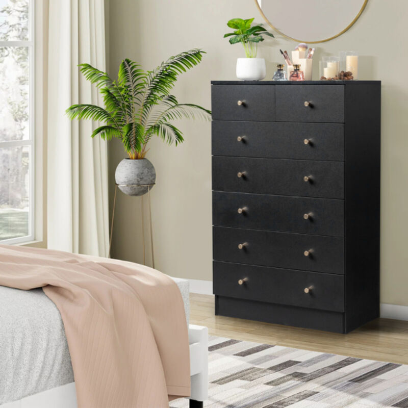 Modern 7-Drawer Dresser, Sleek and Simple Storage for Bedroom or Living Room