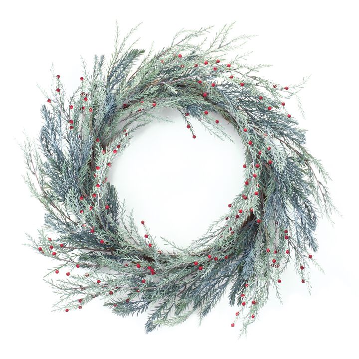 Pine Wreath for Holiday and Winter Home Décor Pine Wreath for Holiday and Winter Home Décor
