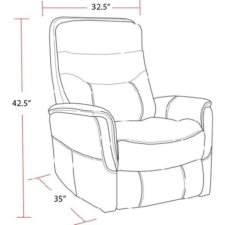 Softy Ivory Power Lift Recliner with Articulating Headrest Two Pack