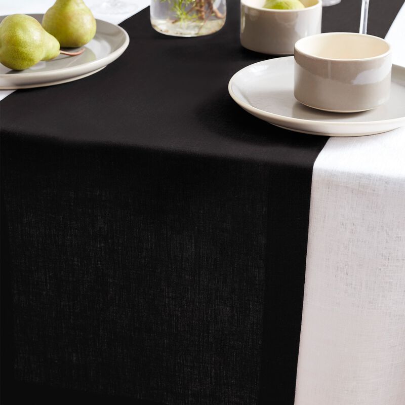 Solino Home 100% Pure Linen Table Runner | Sonoma