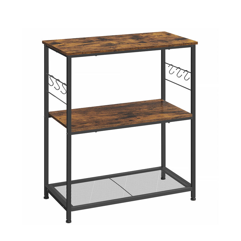 Versatile Metal Baker’s Rack for Kitchen Storage and Organization