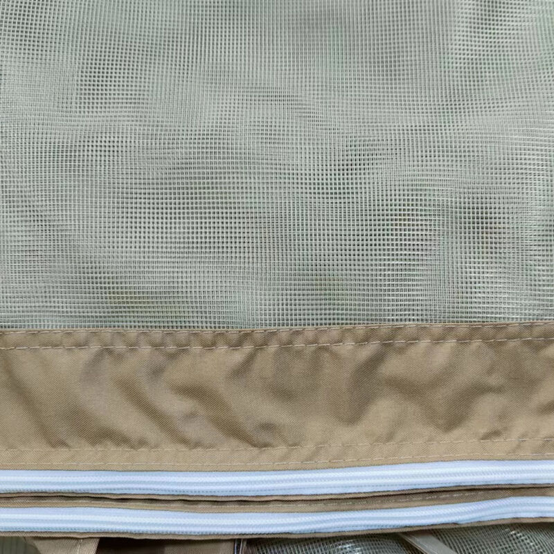 10x10 FT Gazebo Replacement Mosquito Netting With Zippers, 4-Side Mesh Walls For Patio Gazebos