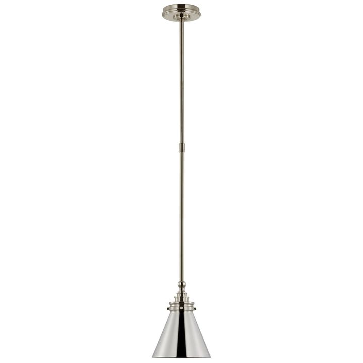 Parkington Single Library Wall Light in Polished Nickel