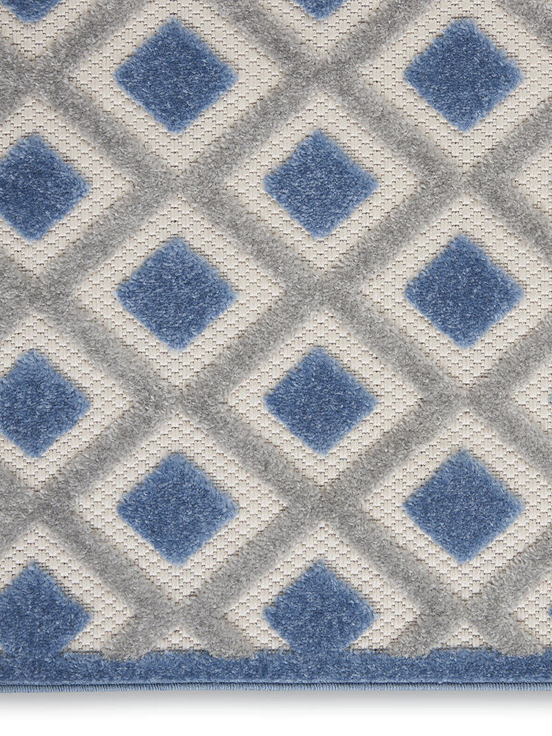 Aloha ALH26 Blue/Gray 6' x 9' Rug