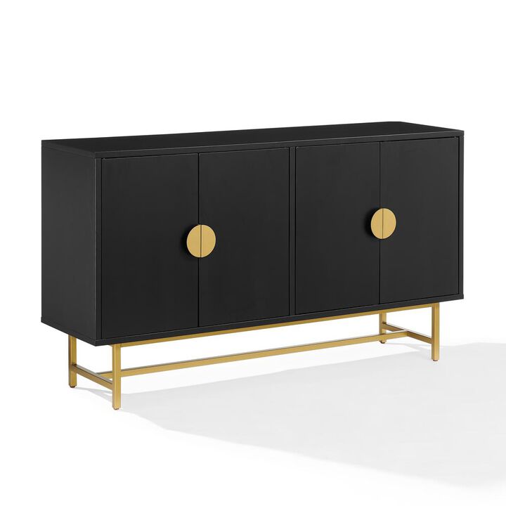 Crosley Furniture Blair Sideboard Matte Black/Gold Crosley Furniture Blair Sideboard Matte Black/Gold