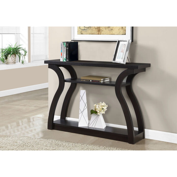 Monarch Specialties I 2445 Accent Table, Console, Entryway, Narrow, Sofa, Living Room, Bedroom, Laminate, Brown, Contemporary, Modern Monarch Specialties I 2445 Accent Table, Console, Entryway, Narrow, Sofa, Living Room, Bedroom, Laminate, Brown, Contemporary, Modern