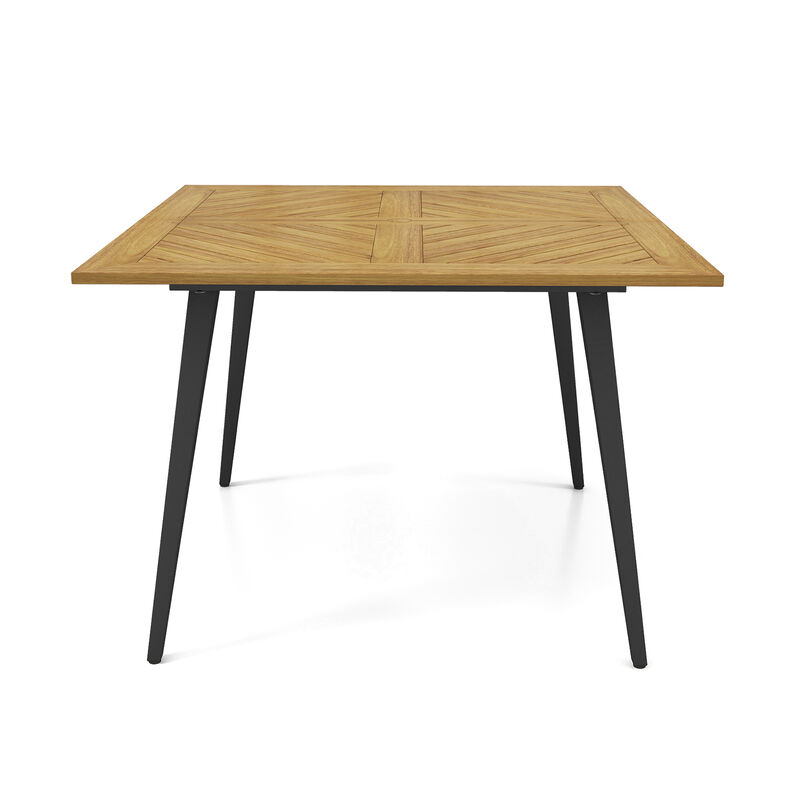 4-Person Outdoor Dining Table for Garden, Poolside & Backyard Patio