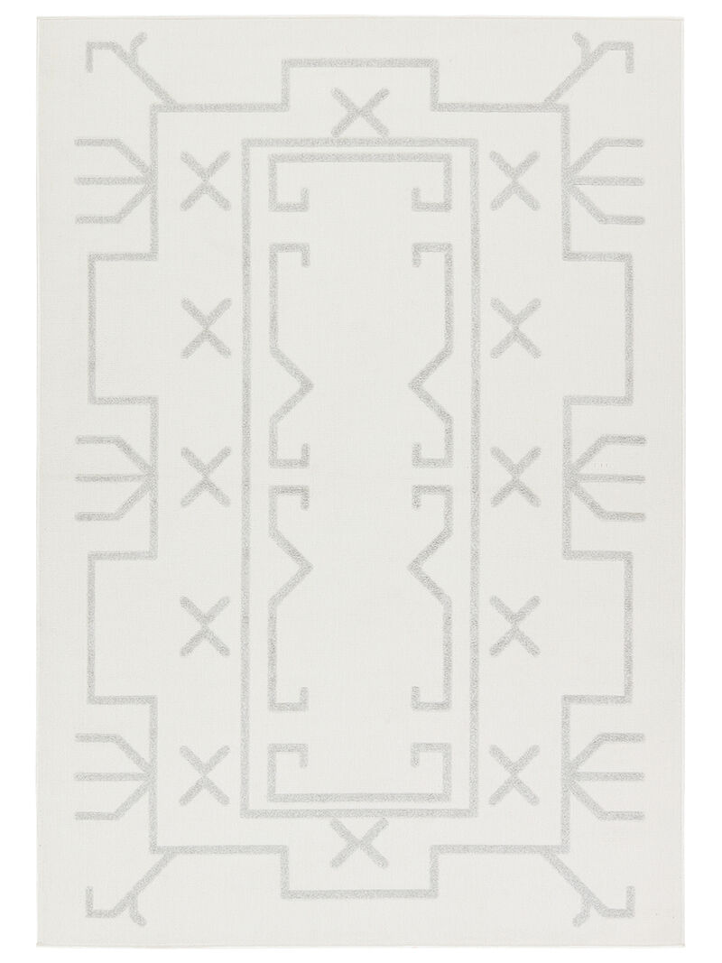 Kysa Kasinda White 5'3" x 7'6" Rug