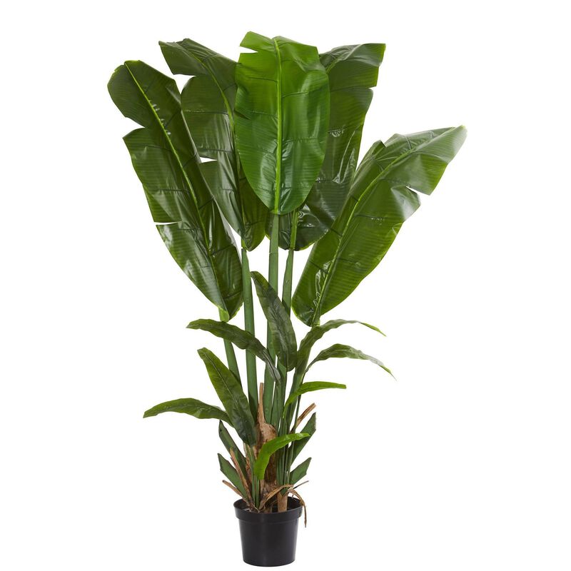 Nearly Natural 8.5-in Giant Travelers Palm Artificial Tree