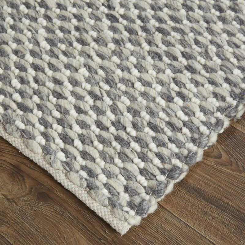 Berkeley 0812F Gray/Ivory 5' x 8' Rug
