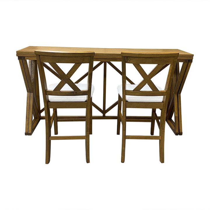 Carolina Living Taylor Flip Top Bar Table - Golden Oak