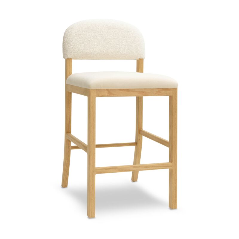 Calla Cognac Performance Velvet Counter Stool