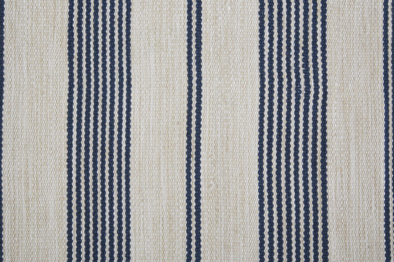 Duprine 0560F White/Ivory/Blue 4' x 6' Rug