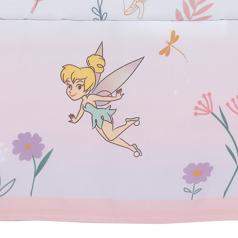 Bedtime Originals Tinker Bell 3-Piece Crib Bedding Set - Pink, Purple, White
