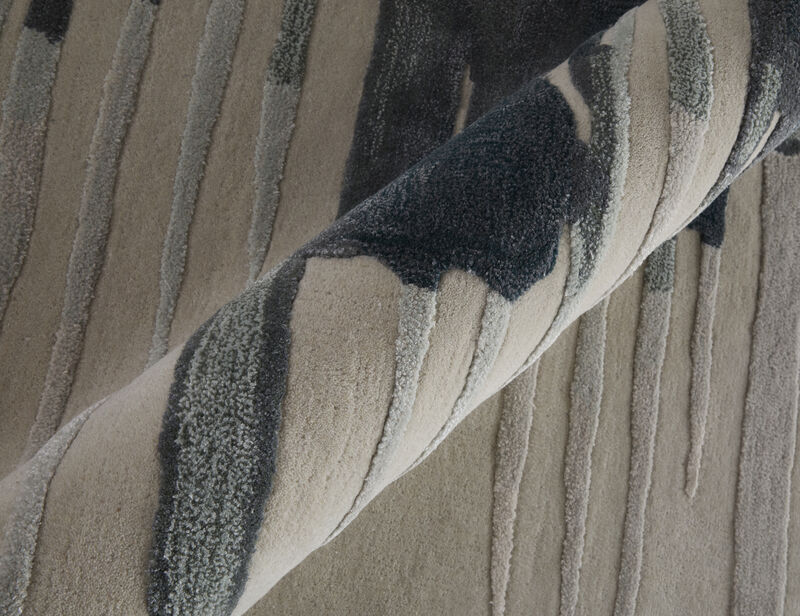 Anya 8882F Ivory/Blue/Gray 5' x 8' Rug