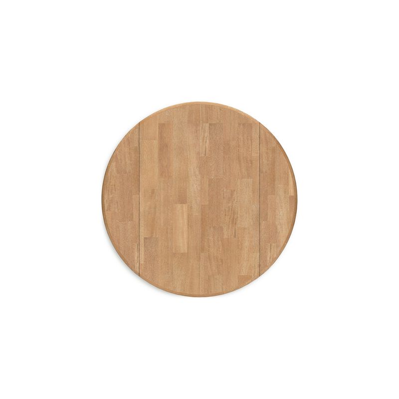 Gasy Dining Table, Extendable 26-42 Inch, Dark Green Wood, 2 Leaves - Benzara