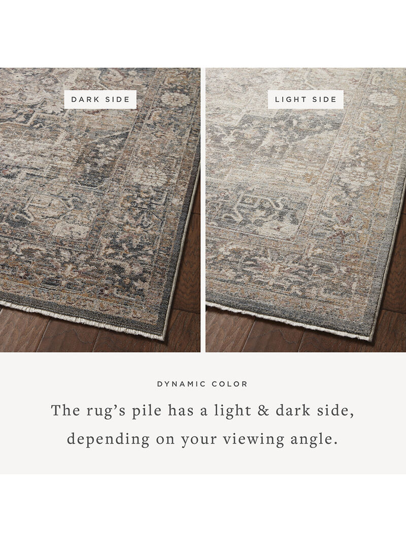 Lyra LYR06 Denim/Sand 4' x 5'7" Rug