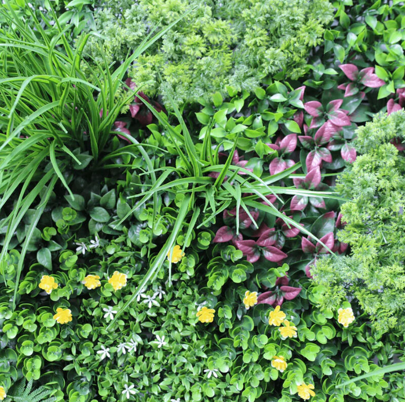 Luxury Country Fern Artificial Vertical Garden 40" x 40" 11SQ FT Commercial Grade UV Resistant