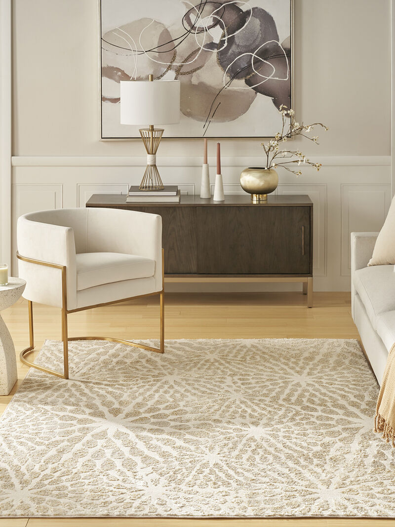 Ambiance AMI02 Ivory/Gold 3'11" x 5'11" Rug