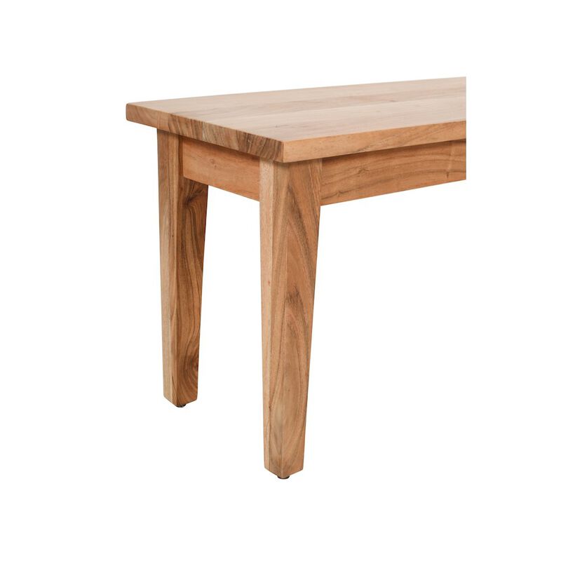 Jofran Colby 42 Traditional Classic Solid Hardwood Bench