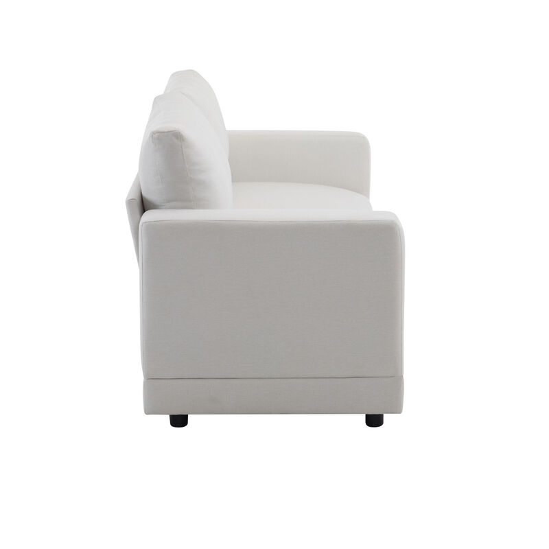 Merax Modern Fabric Loveseat Sofa