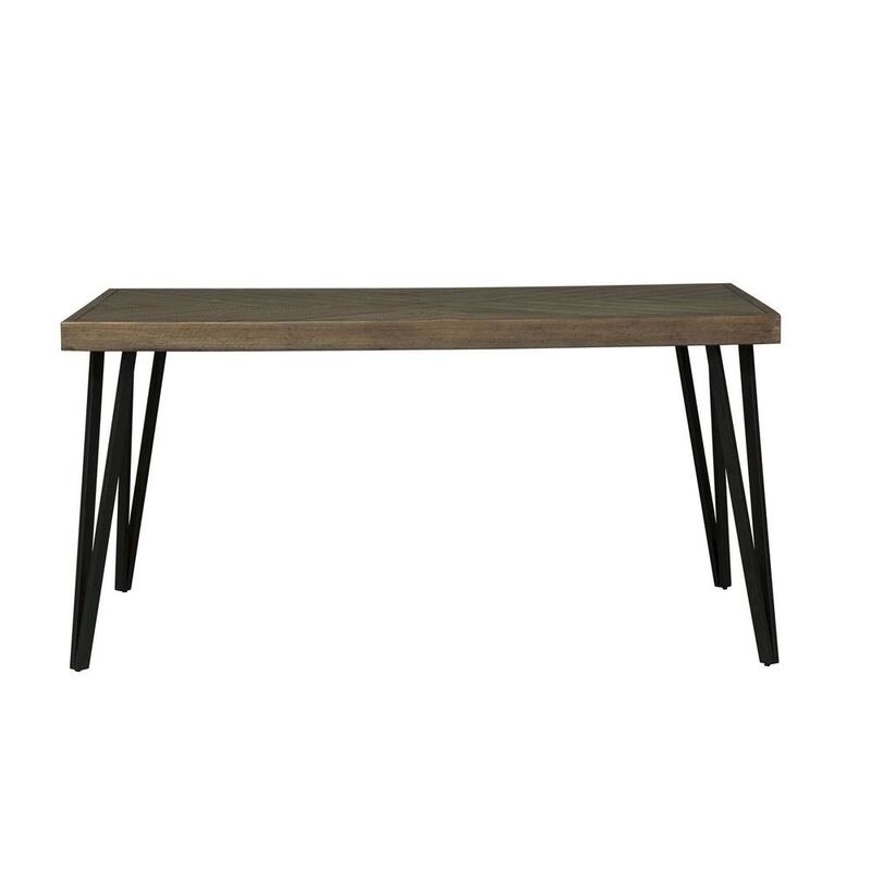 Starlight Canyon Home Brown Rectangular Dining Table – Farmhouse Style Kitchen & Dining Room Table