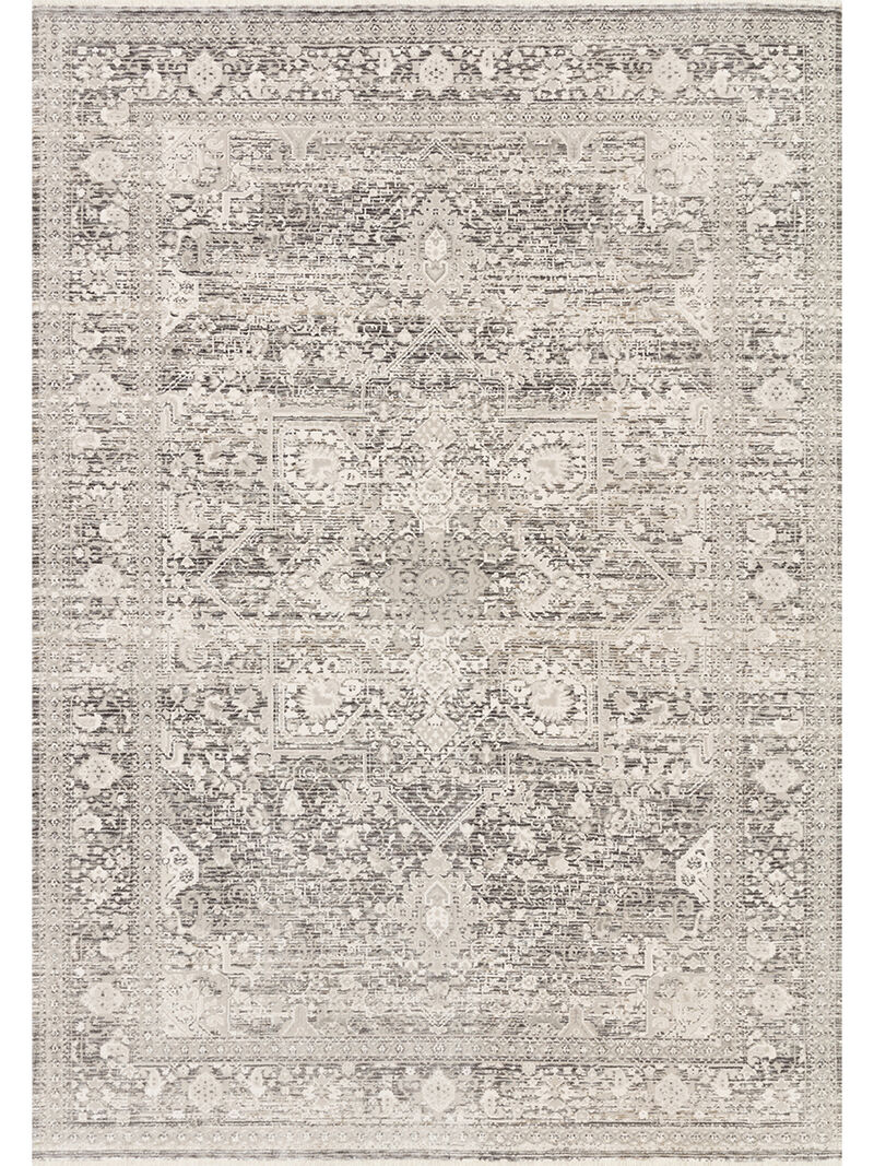 Homage HOM04 Ivory/Grey 6'3" x 8'10" Rug