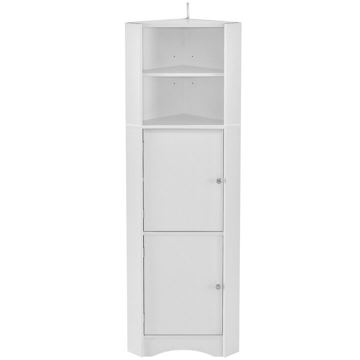Merax Freestanding Bathroom Storage Cabinet with Doors