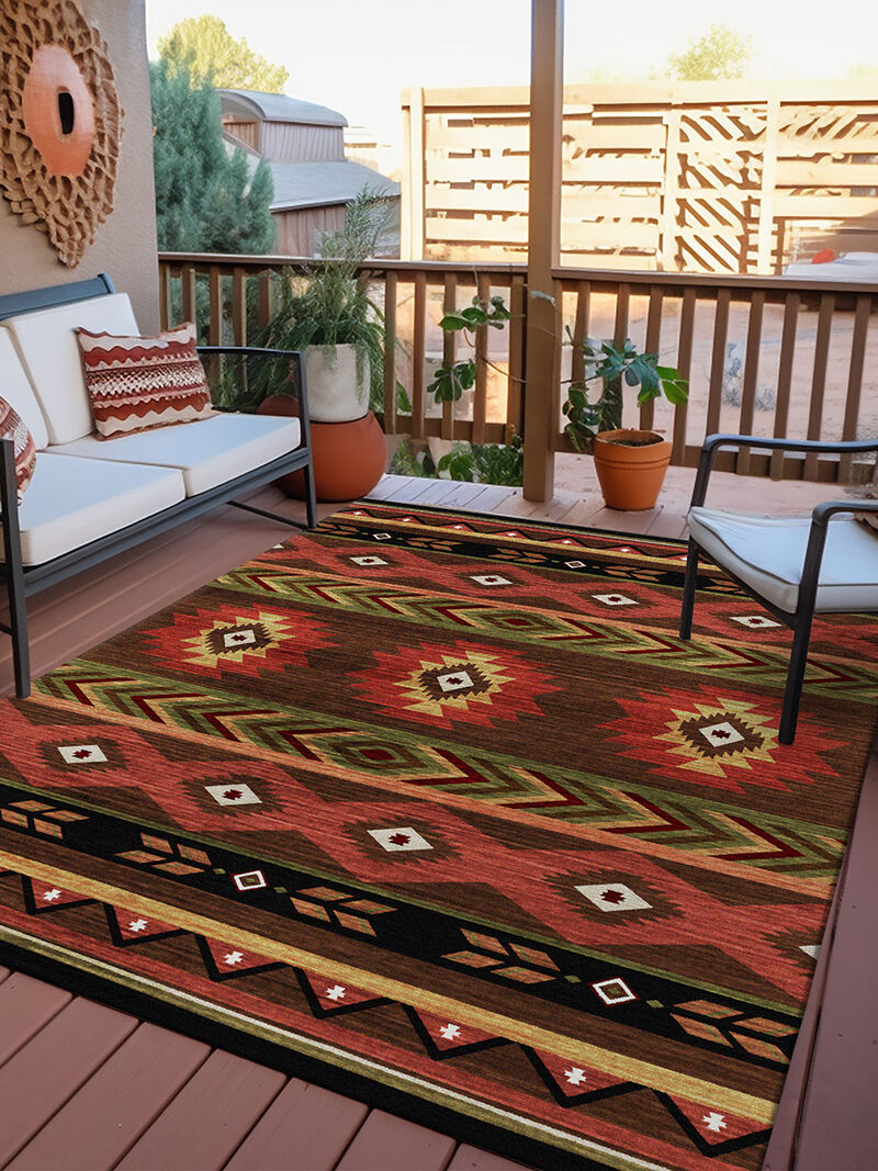 Phoenix PH3 Chocolate 5' x 7'6" Rug
