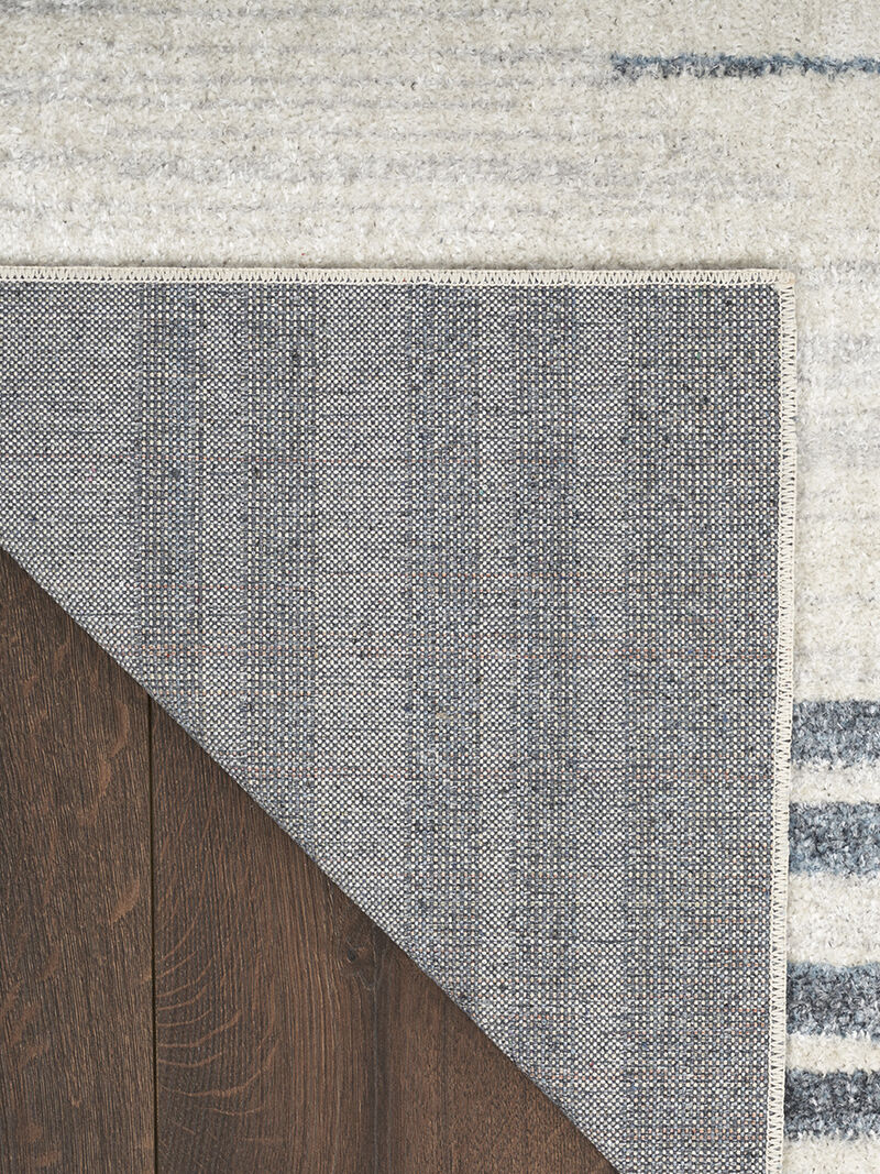 Astra Machine Washable ASW04 Ivory/Blue 9' x 12' Rug
