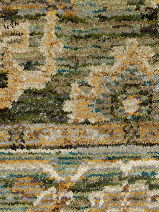Andorra 3'3" x 5'2" Green Rug