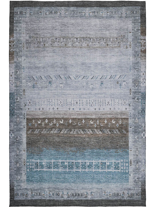 Karaj KJ7 Blue 8' x 10' Rug