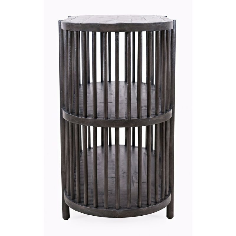 Jofran Rhapsody Mid-Century Modern 36 Open Storage Console Bookcase