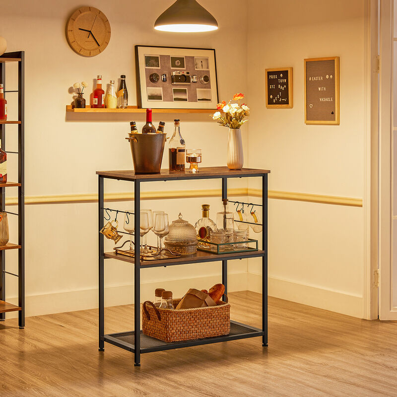 Versatile Metal Baker’s Rack for Kitchen Storage and Organization