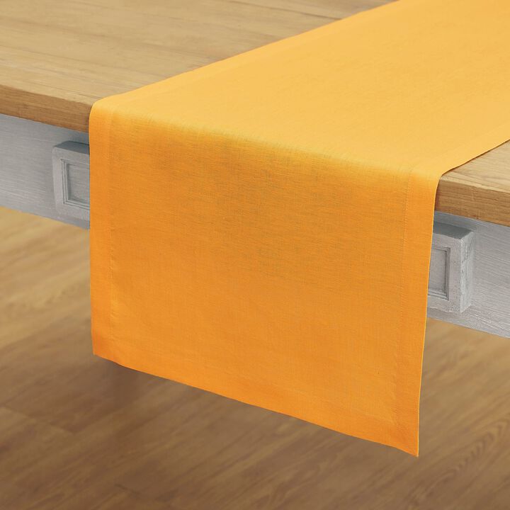 Solino Home 100% Pure Linen Table Runner | Fete for Valentine;s
