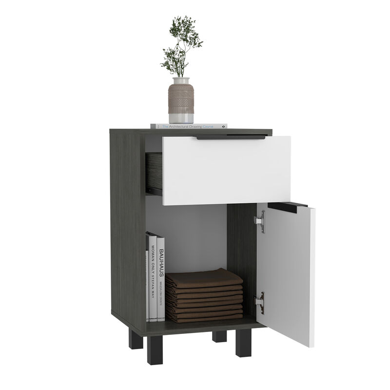 Nightstand Maryland Z, Bedroom, Smoky Oak / White