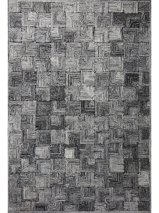 Prescott PRE03 Silver 5' x 7'6" Rug