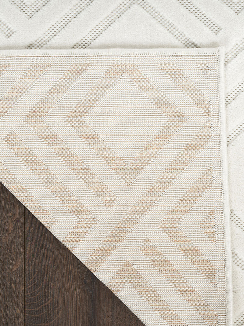 Care Free CAF03 Ivory 9'2" x 12' Rug