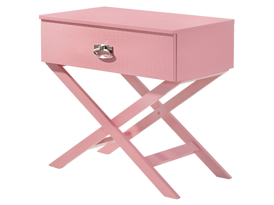 Xavier 1-Drawer Nightstand (25 in. H x 16 in. W x 27 in. D)